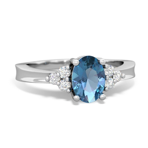 blue topaz timeless ring