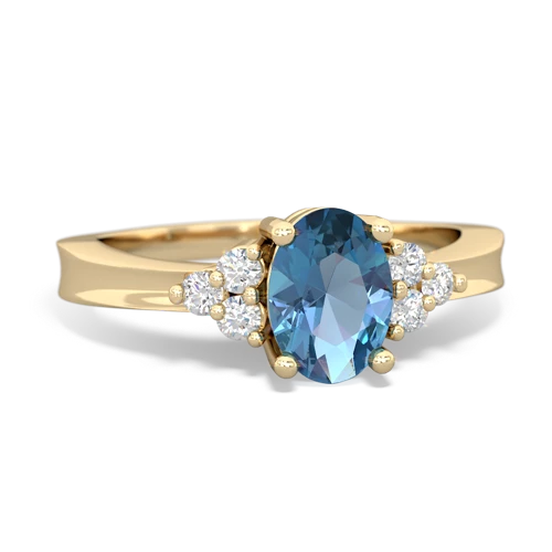 blue topaz timeless ring