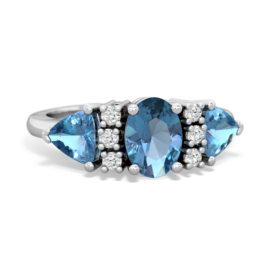 blue topaz timeless ring