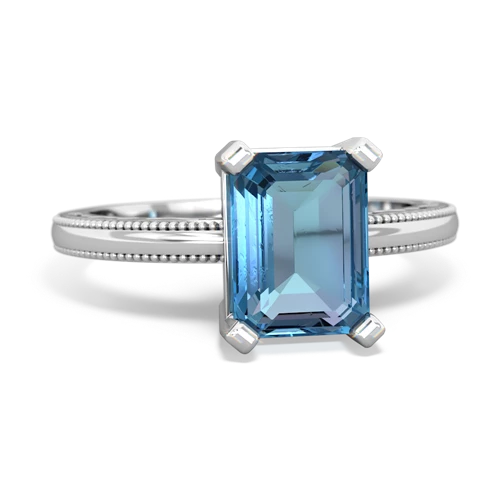 blue topaz timeless ring