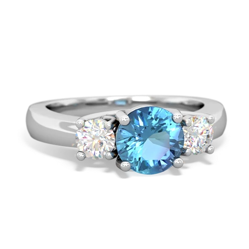 blue topaz timeless ring