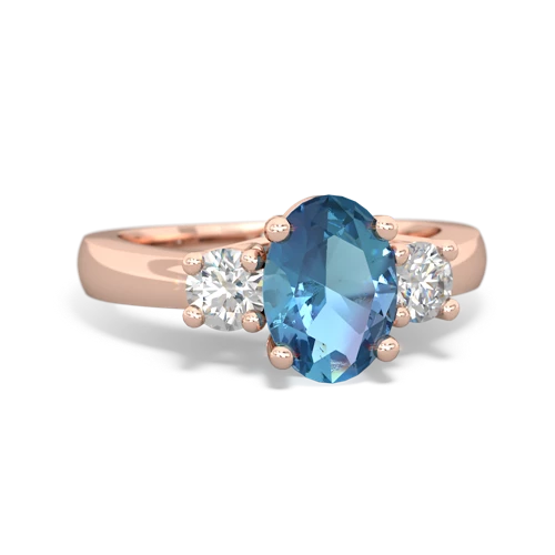 blue topaz timeless ring