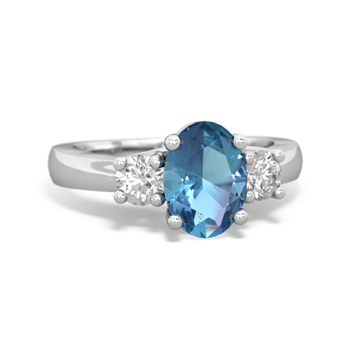 blue topaz timeless ring