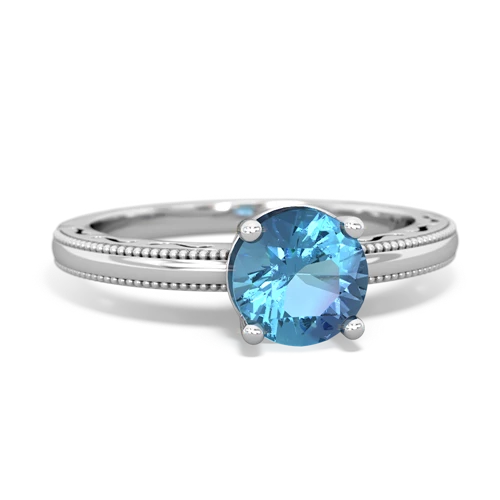 blue topaz timeless ring