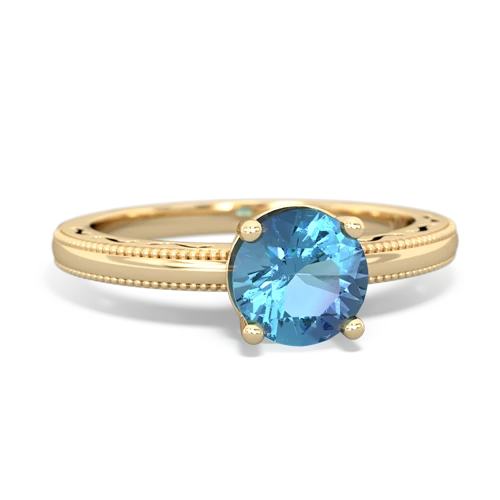 blue topaz timeless ring