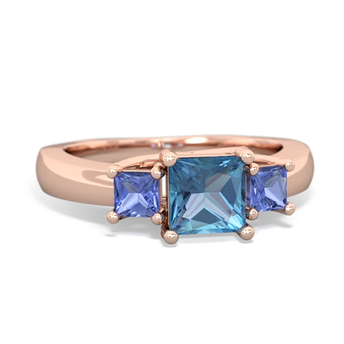 blue topaz-tanzanite timeless ring