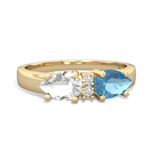 blue topaz-white topaz timeless ring