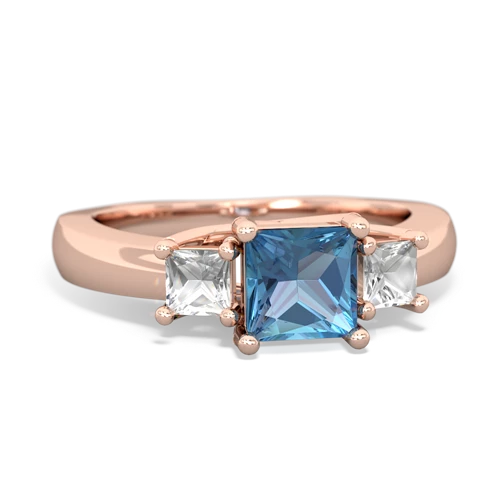 blue topaz-white topaz timeless ring