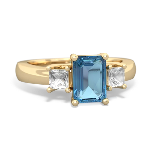 blue topaz-white topaz timeless ring