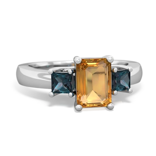 citrine-alexandrite timeless ring