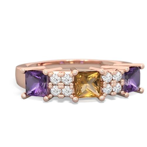 citrine-amethyst timeless ring