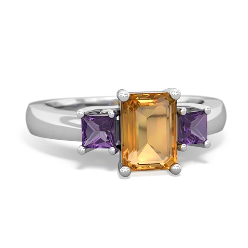 citrine-amethyst timeless ring