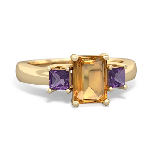 citrine-amethyst timeless ring