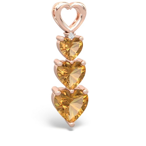 opal-peridot three stone pendant