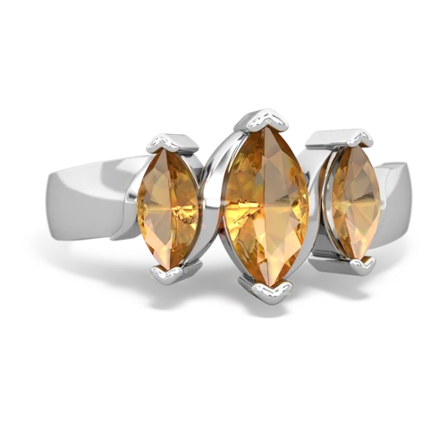 citrine-citrine keepsake ring