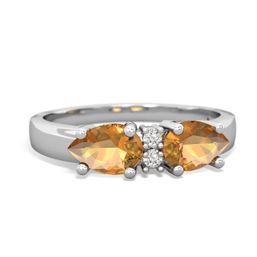 citrine-citrine timeless ring