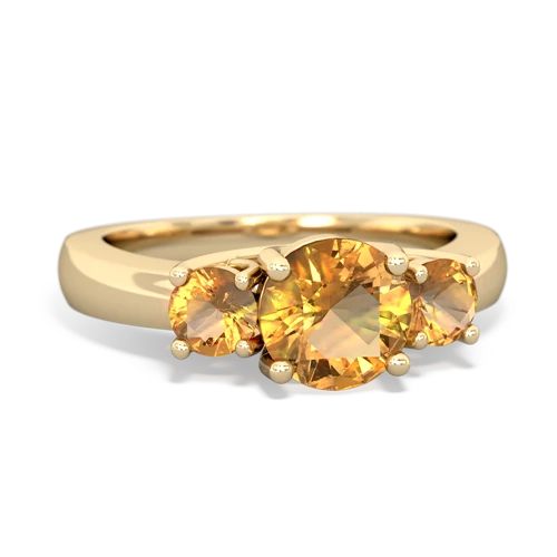 citrine-citrine timeless ring