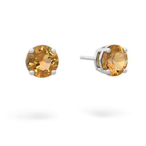 These  14K Gold stud earrings features 2