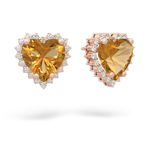 citrine timeless earrings