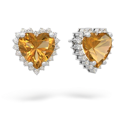 citrine timeless earrings