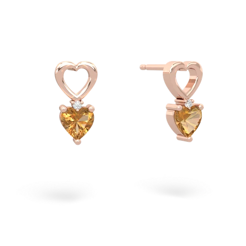 citrine art_deco earrings