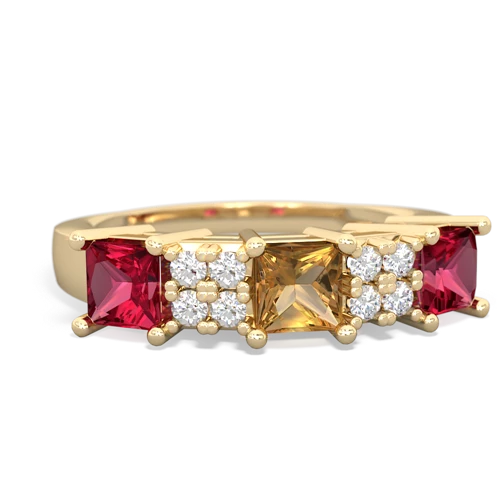 citrine-lab ruby timeless ring