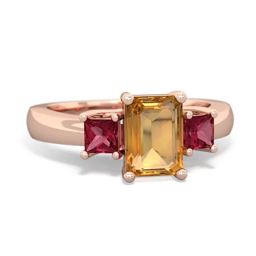 citrine-lab ruby timeless ring