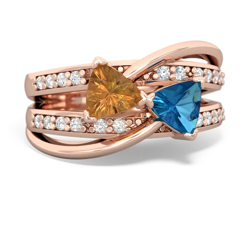 citrine-london topaz couture ring