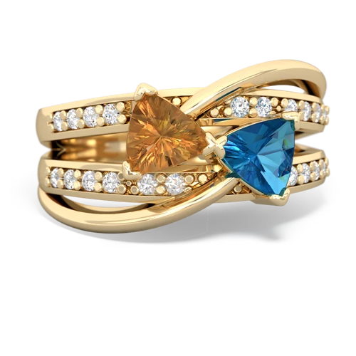 citrine-london topaz couture ring