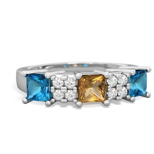 citrine-london topaz timeless ring