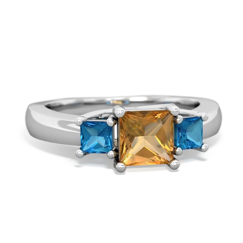 citrine-london topaz timeless ring