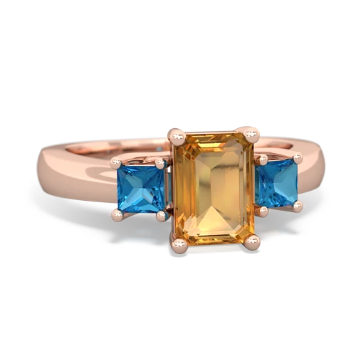 citrine-london topaz timeless ring