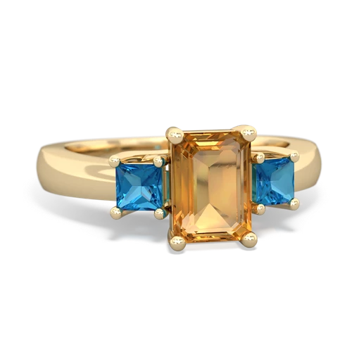 citrine-london topaz timeless ring