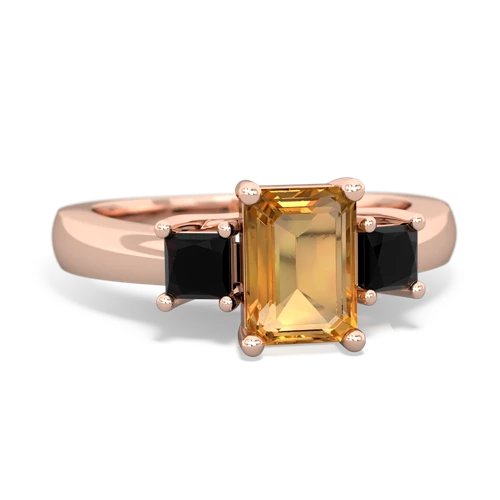 citrine-onyx timeless ring