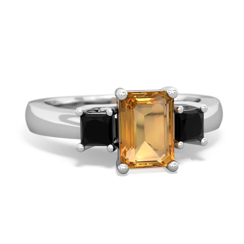 citrine-onyx timeless ring