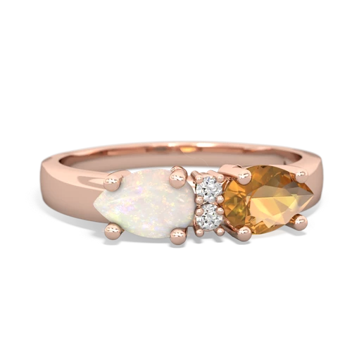 citrine-opal timeless ring