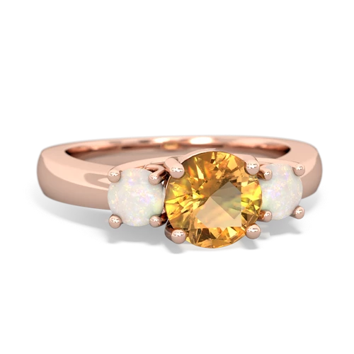 citrine-opal timeless ring