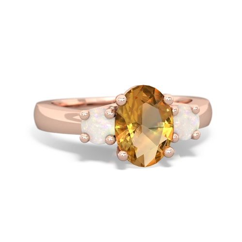 citrine-opal timeless ring