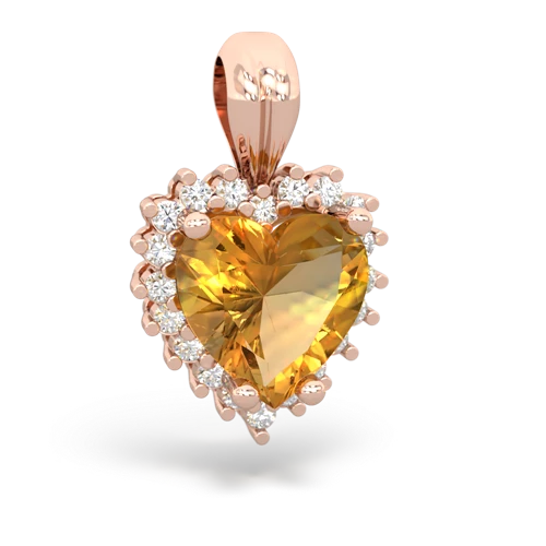 citrine timeless pendant