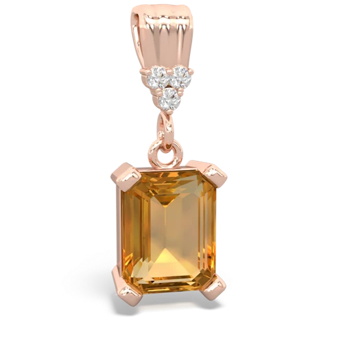 citrine timeless pendant