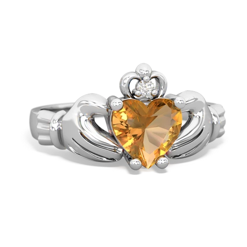 citrine claddagh ring