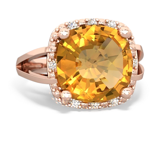 citrine cocktail ring