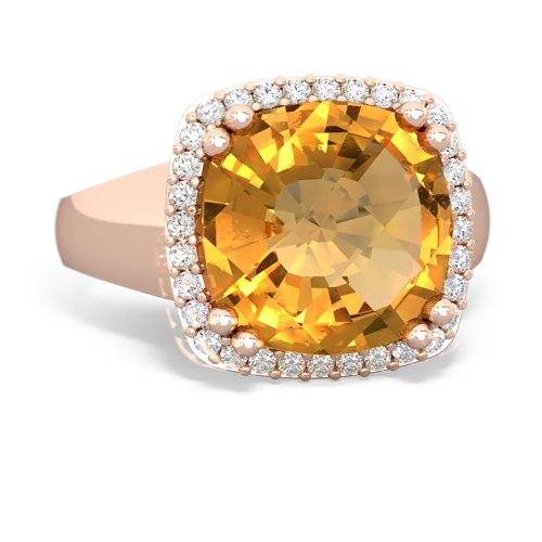 citrine cocktail ring