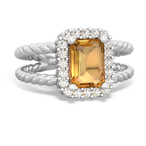 citrine couture ring