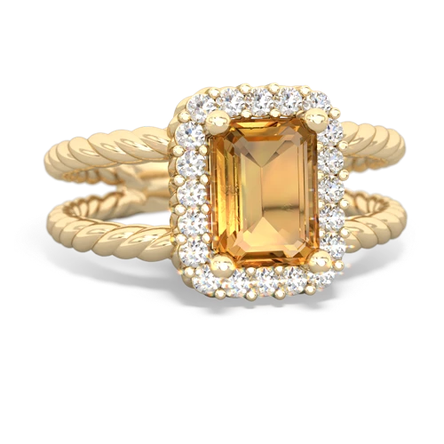 citrine couture rings