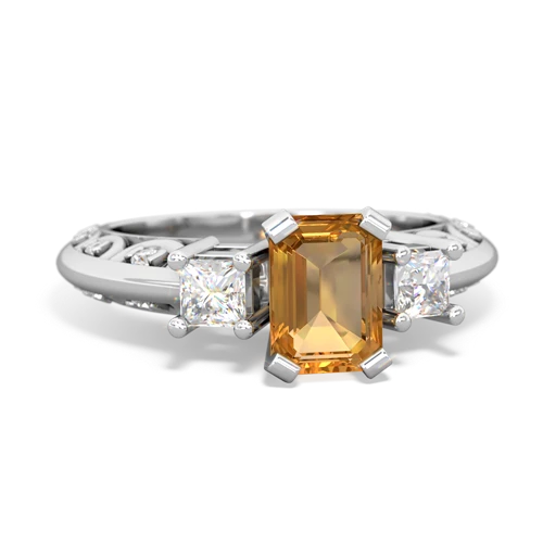 citrine engagement ring