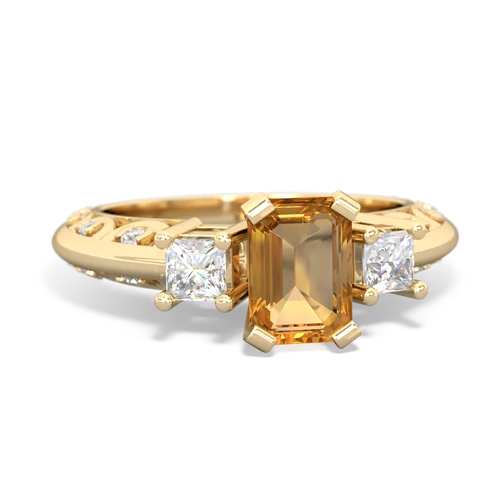 citrine engagement ring