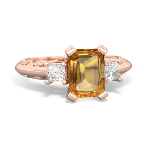 citrine engagement ring