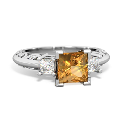 citrine engagement ring