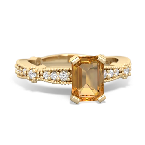 citrine engagement ring